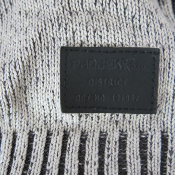 PROJEK RAW Sweater/Pullover Size XL Men's 1/4 Zip Long Sleeve Black/Gray Warm - Picture 5 of 9